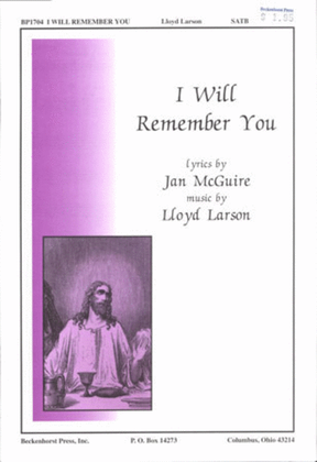 Book cover for I Will Remember You