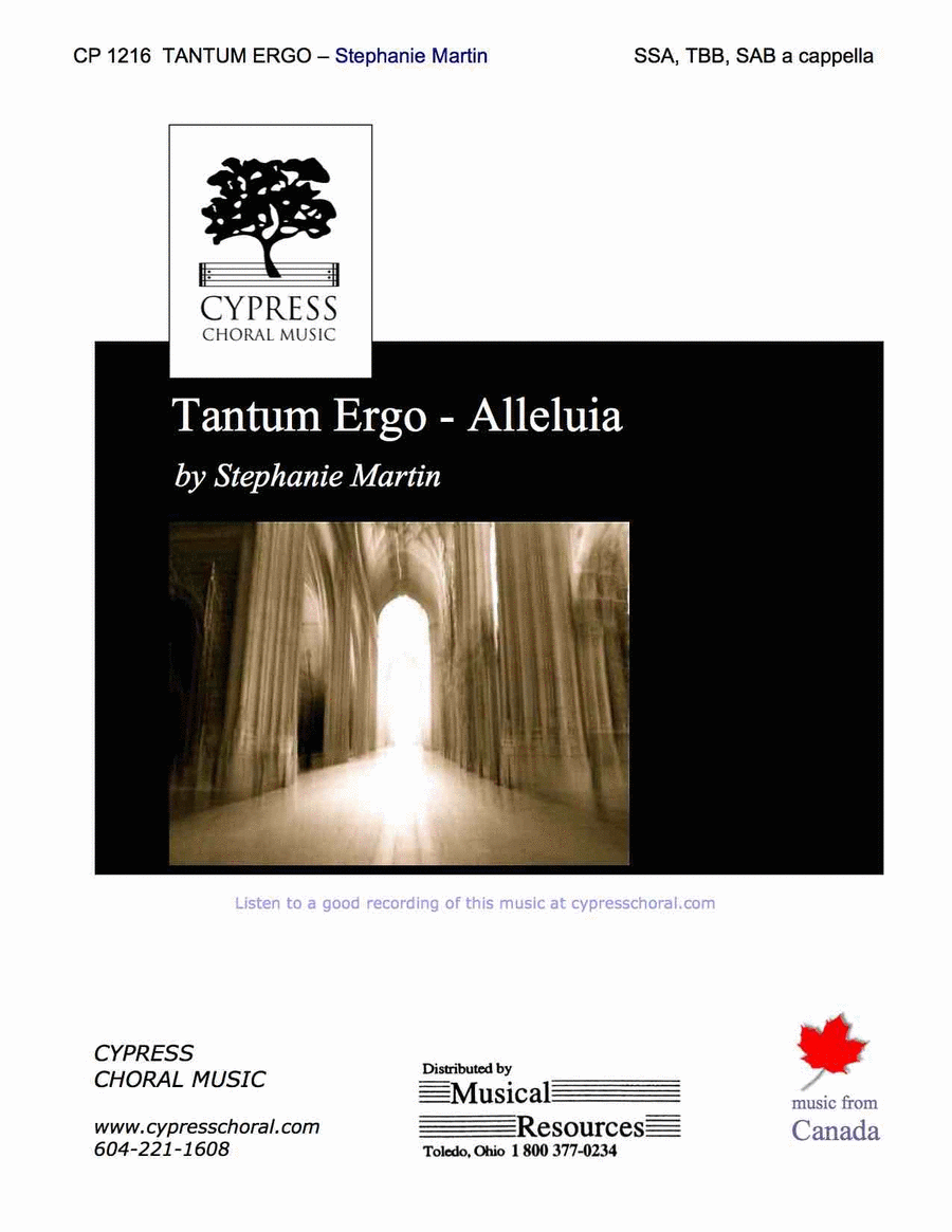 Stephanie Martin : Tantum Ergo - Alleluia