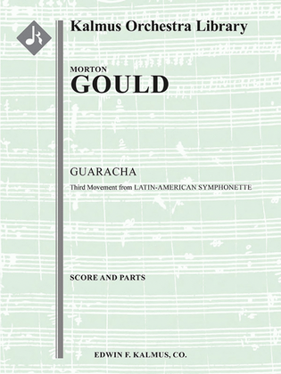 Book cover for Latin American Symphonette (Symphonette No. 4): 3rd Movement, Guaracha
