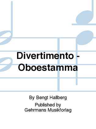 Book cover for Divertimento - Oboestamma