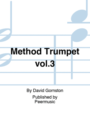 Book cover for Method Trumpet vol.3