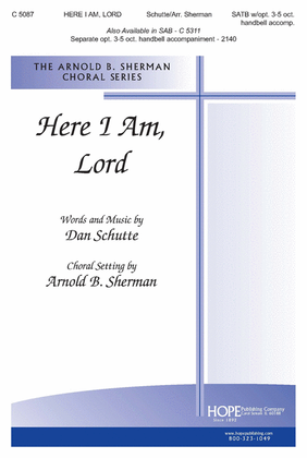 Book cover for Here I Am, Lord