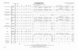 Book cover for Conquest (from Captain from Castille): Score