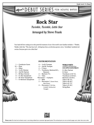 Book cover for Rock Star: Score