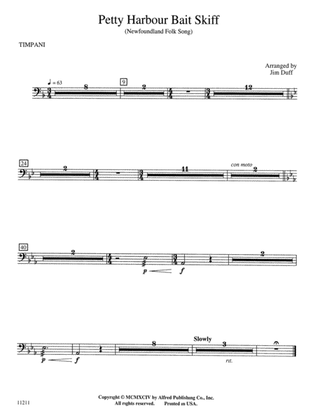 Petty Harbour Bait Skiff: Timpani