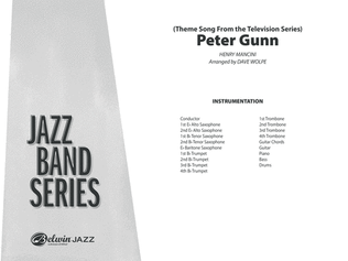 Book cover for Peter Gunn: Score