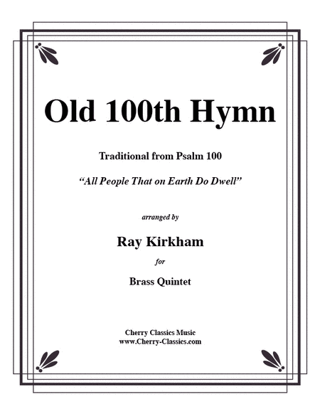 Old 100th Hymn for Brass Quintet