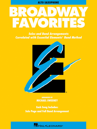 Book cover for Essential Elements Broadway Favorites