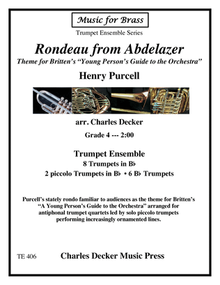 Book cover for Rondeau from Abdelazer (Young Person's Guide to the Orchestra Theme) for Trumpet Ensemble