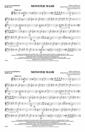 Book cover for Monster Mash: E-flat Alto Saxophone