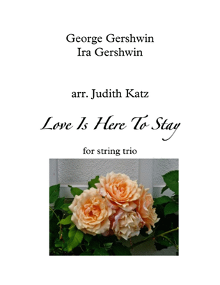 Book cover for Love Is Here To Stay from GOLDWYN FOLLIES from AN AMERICAN IN PARIS