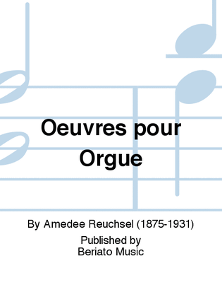 Book cover for Oeuvres pour Orgue