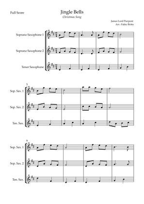 Book cover for Jingle Bells (Christmas Song) for Saxophone Trio