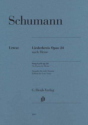 Book cover for Liederkreis, Op. 24