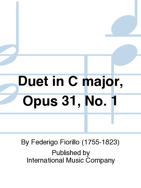 Duet in C major, Op. 31 No. 1 (ALTMANN)