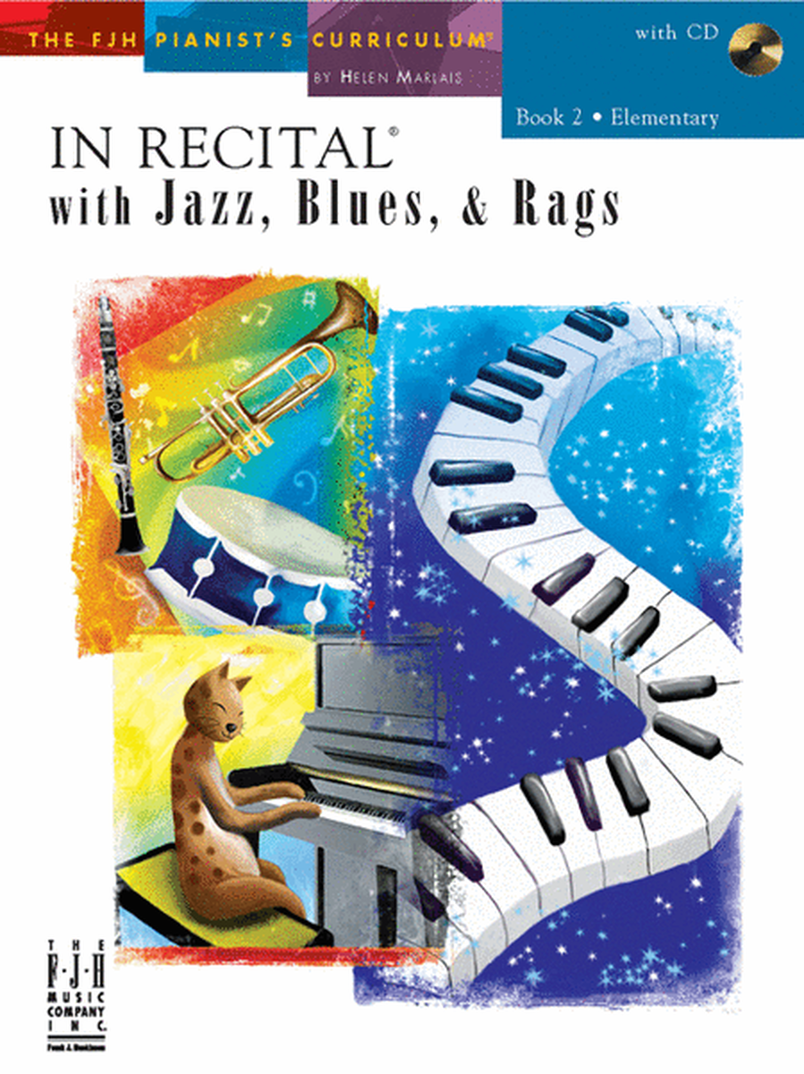 In Recital with Jazz, Blues & Rags, Book 2 Piano Method - Sheet Music