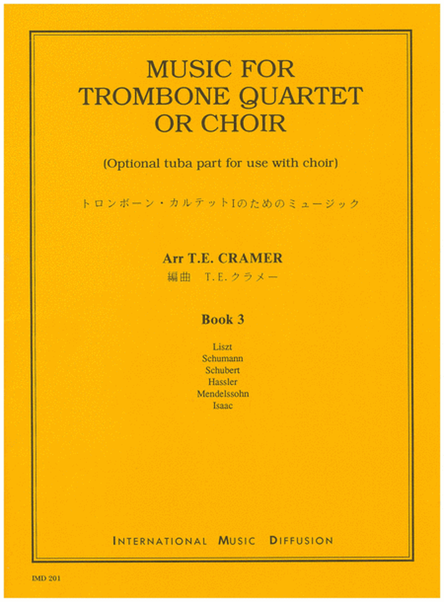 Music for Trombone Quartet Bk 3