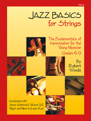 Book cover for Jazz Basics for Strings - Viola