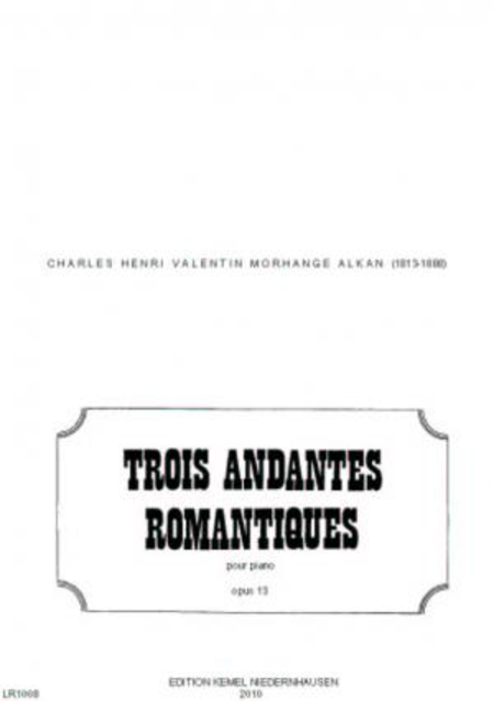 Trois andantes romantiques