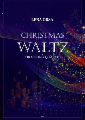 Book cover for Christmas Waltz for String Quartet