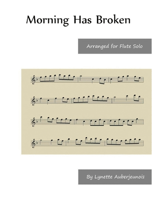 Book cover for Morning Has Broken - Flute Solo