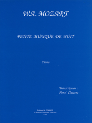 Book cover for Petite musique de nuit