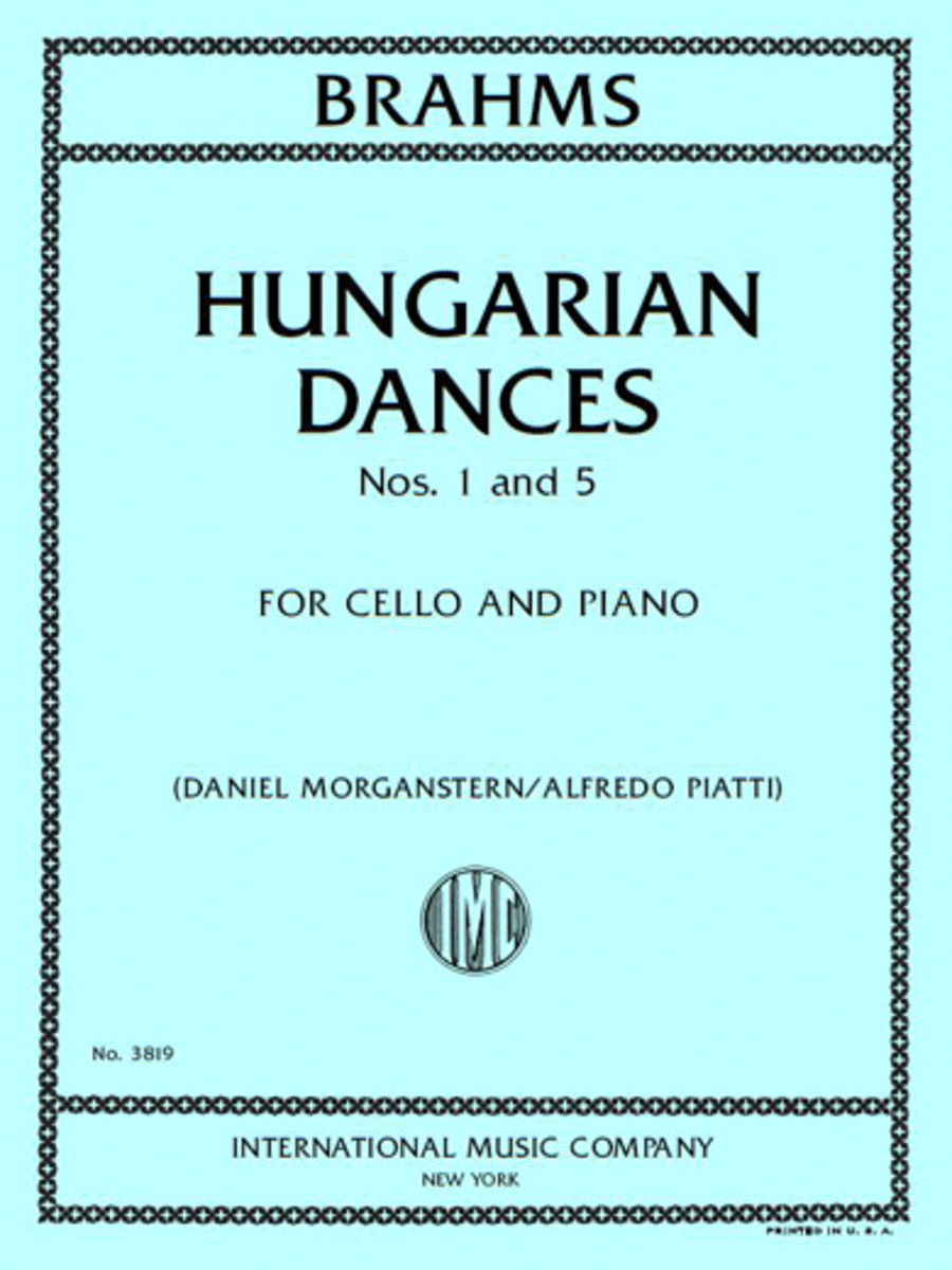 Hungarian Dances, Nos. 1 And 5