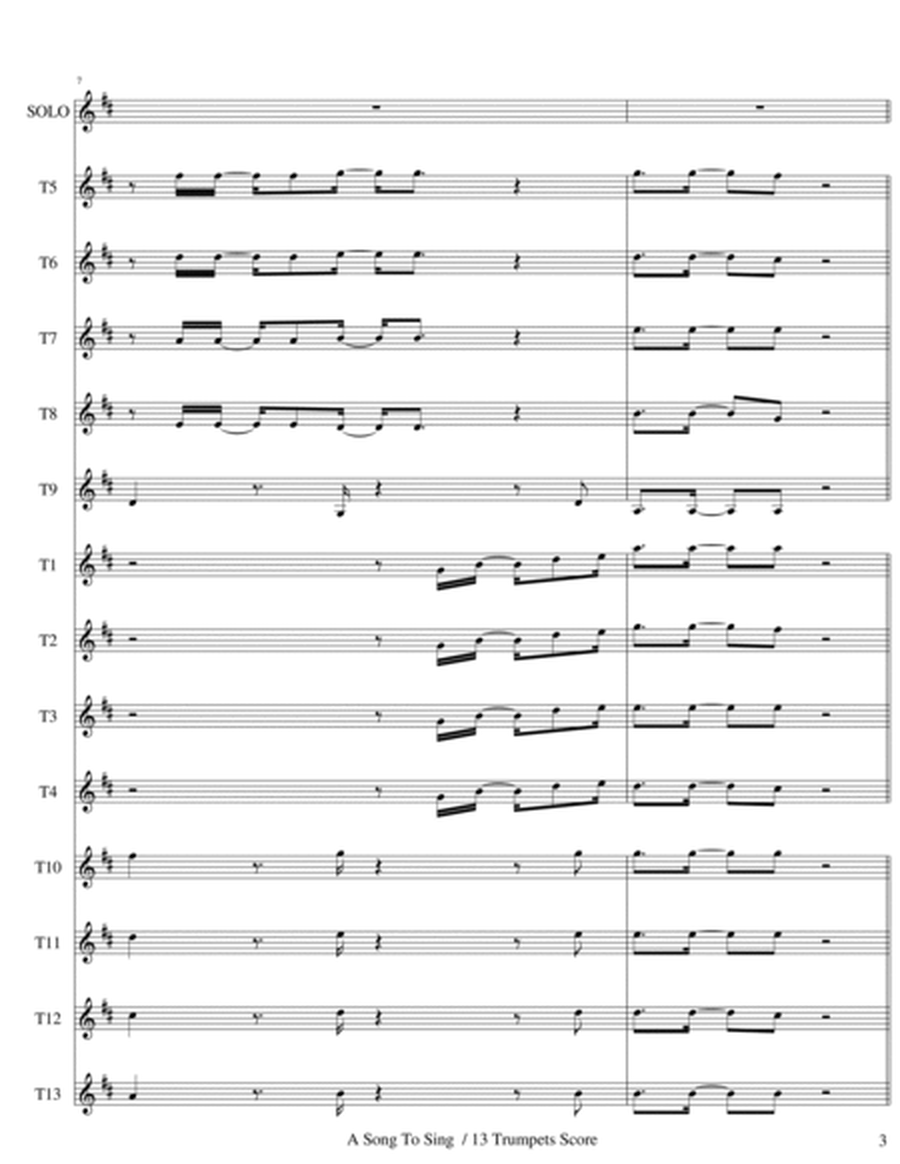 A Song To Sing 13 Trumpets with Soloist image number null