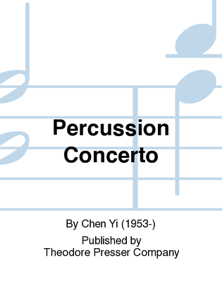 Book cover for Percussion Concerto