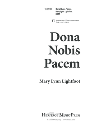 Book cover for Dona Nobis Pacem