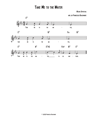 Take Me to the Water (Lead Sheet)