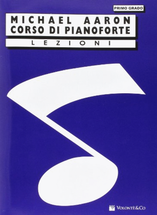 Book cover for Corso Di Pianoforte Lezioni Primo Grado