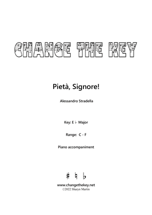 Book cover for Pieta, Signore! Eb Major