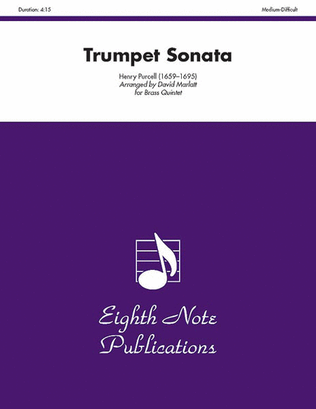 Book cover for Trumpet Sonata