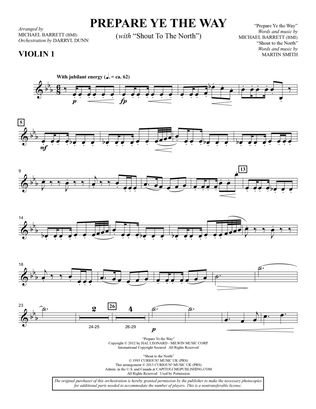 Prepare Ye The Way (with "Shout To The North") - Violin 1