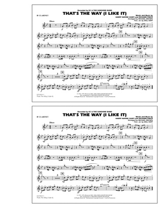 Book cover for That's the Way (I Like It) - Bb Clarinet