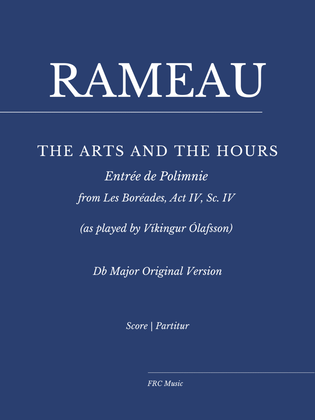 Book cover for Rameau: Les Boréades: "The Arts and the Hours" (as played by Víkingur Ólafsson) Db MAJOR (ORIGINAL)