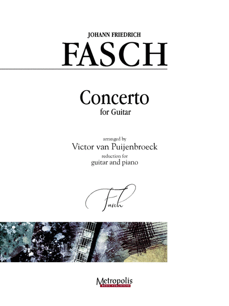 Concerto in D Minor for Guitar and Piano (Piano Reduction)