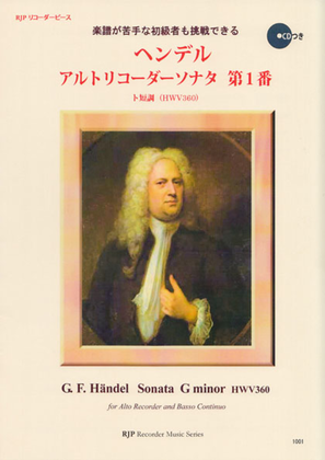 Book cover for Sonata in G minor HWV360