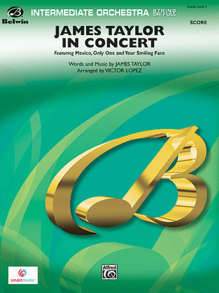 Book cover for James Taylor In Concert