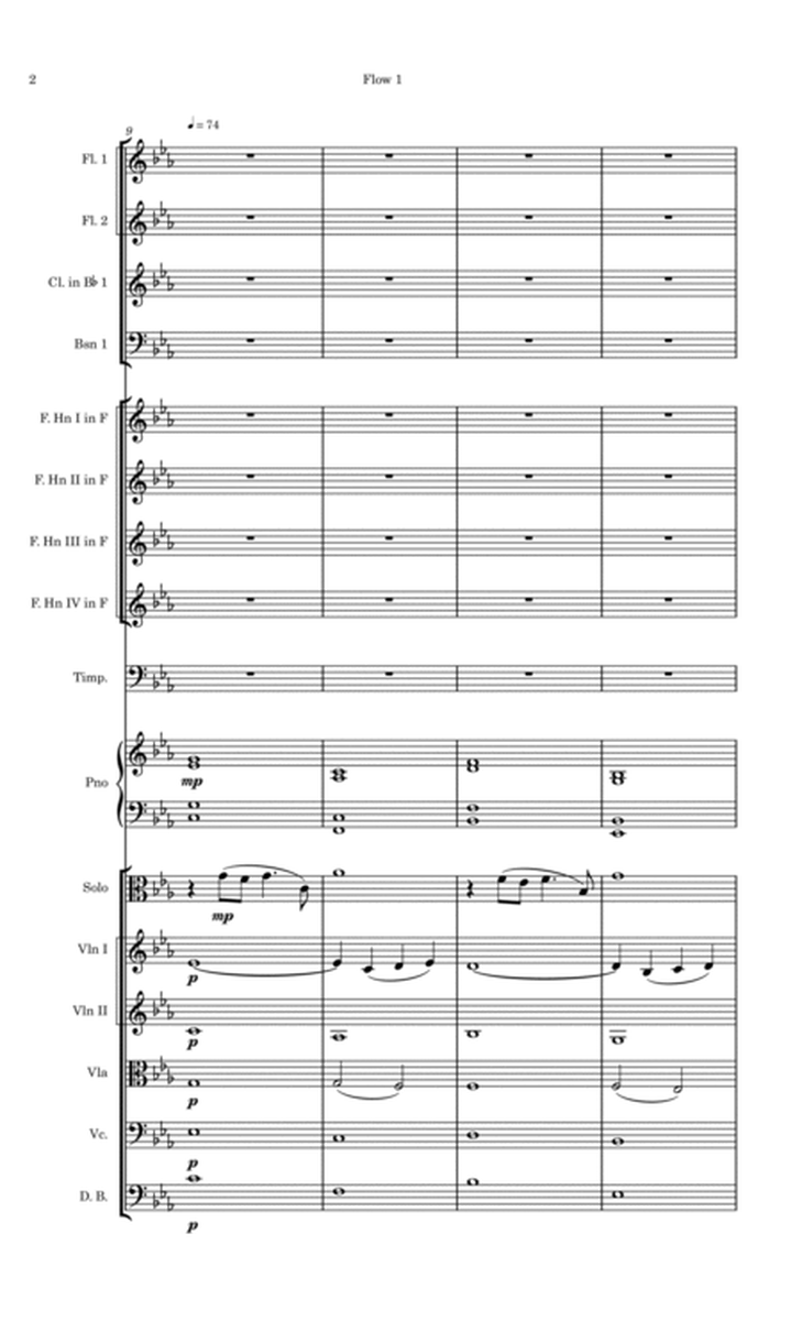 Romance (For Viola and Orchestra) - Score Only image number null