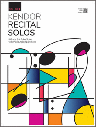 Book cover for Kendor Recital Solos, Volume 2 - Tuba With Piano Accompaniment & MP3's