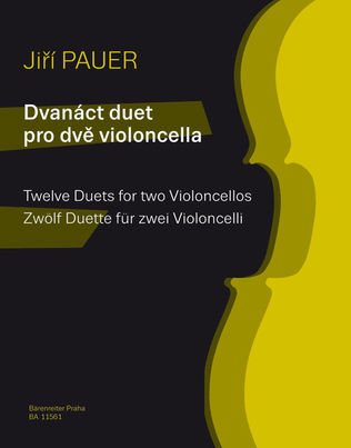 Book cover for Twelve Duets for Two Violoncellos