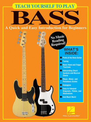 Book cover for Teach Yourself to Play Bass