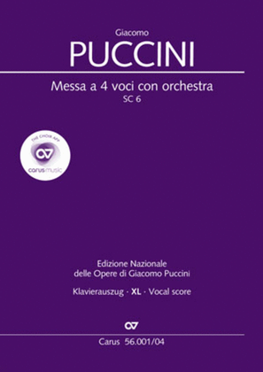 Book cover for Messa a 4 voci con orchestra