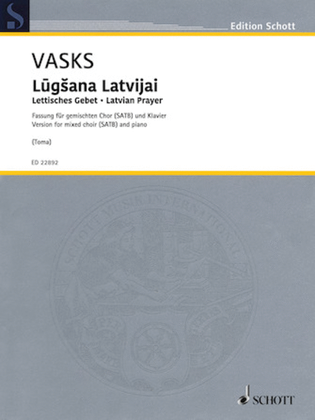 Book cover for Latvian Prayer