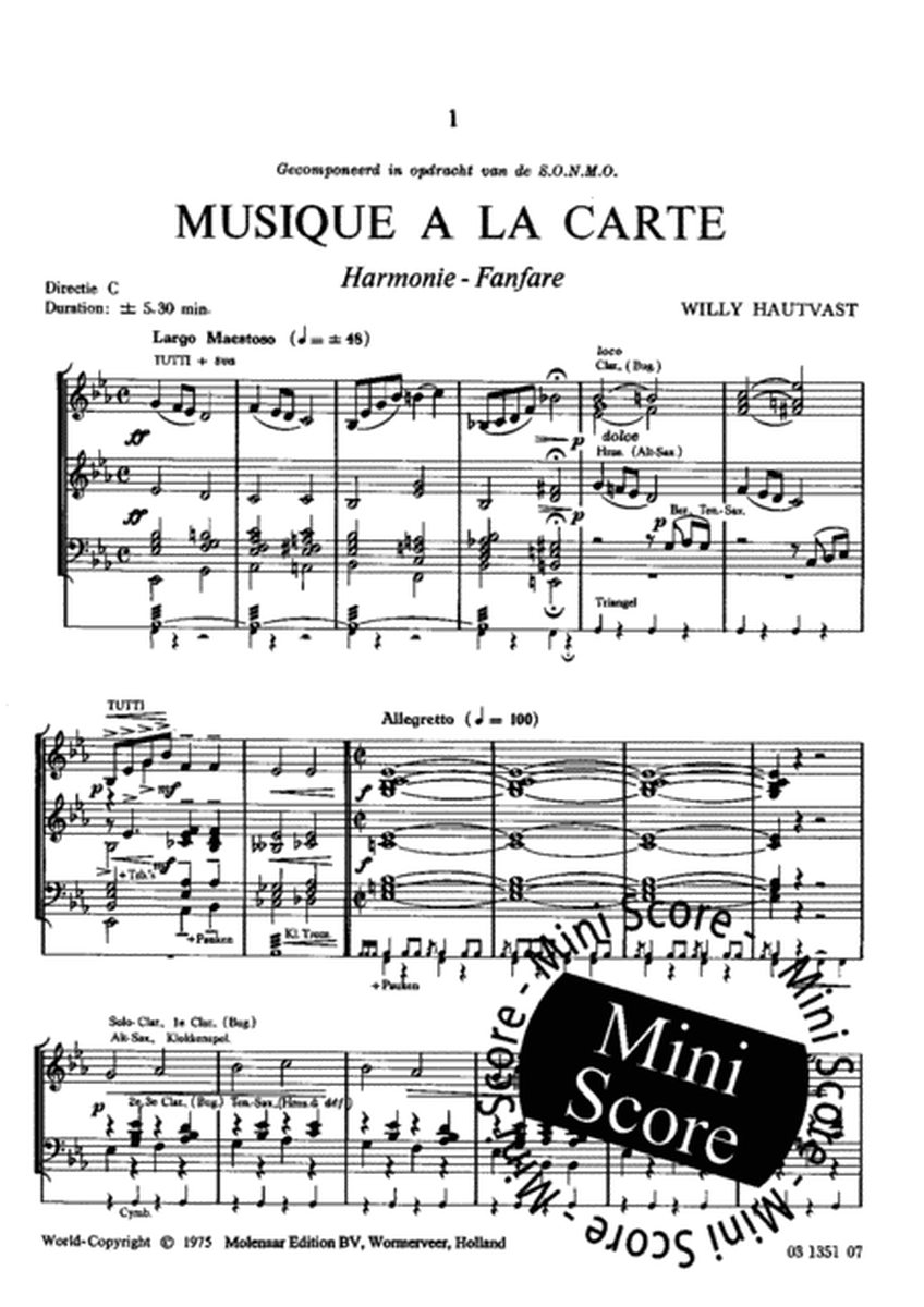 Musique a la Carte