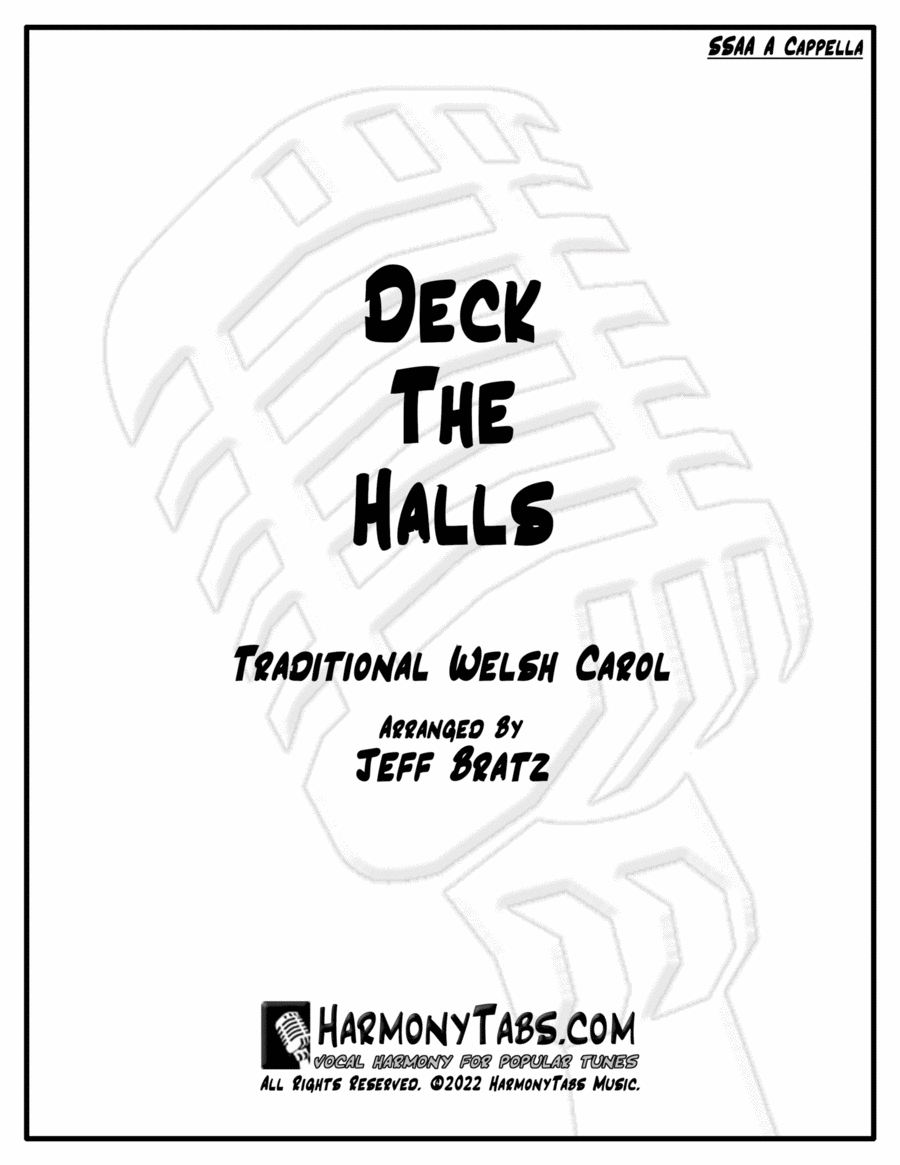 Deck The Halls (SSAA A Cappella) image number null
