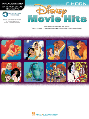 Book cover for Disney Movie Hits for French Horn