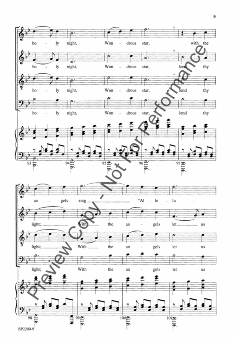 Silent Night (octavo) [SATB choir] image number null